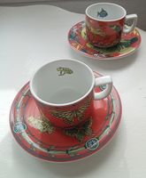 Bopla Tassen und Unterteller orange