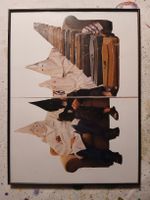 Originale gerahmte Fotocollage / Konzeptkunst – Unikat