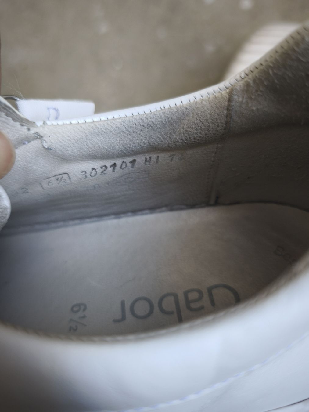 Gabor Chaussures femmes: Gabor Sneakers Leather White, 40 – D'occasion à Sursee par Re.joy 7