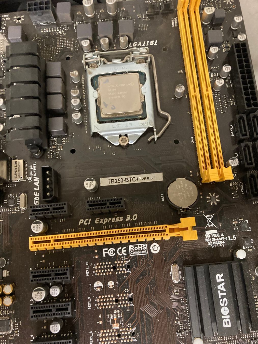 Intel Schede madri: Biostar TB250-BTC+ Mining Mainboard – Usato da Wettingen venduto da Schabernack_sam 5