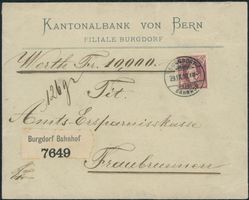 1900 - Stehende Helvetia - Wert Brief