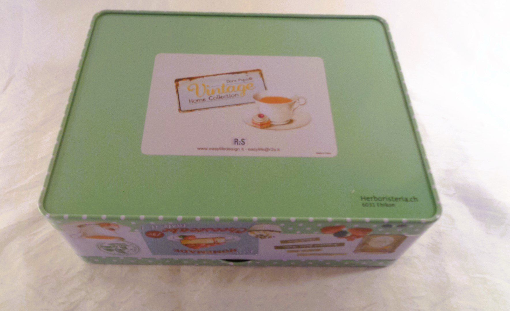 Altro per la casa: Tea Time / Tee Blechdose mit 6 Abteilungen ab Fr. 6.- – Usato da Bellach venduto da JingleJerry 5