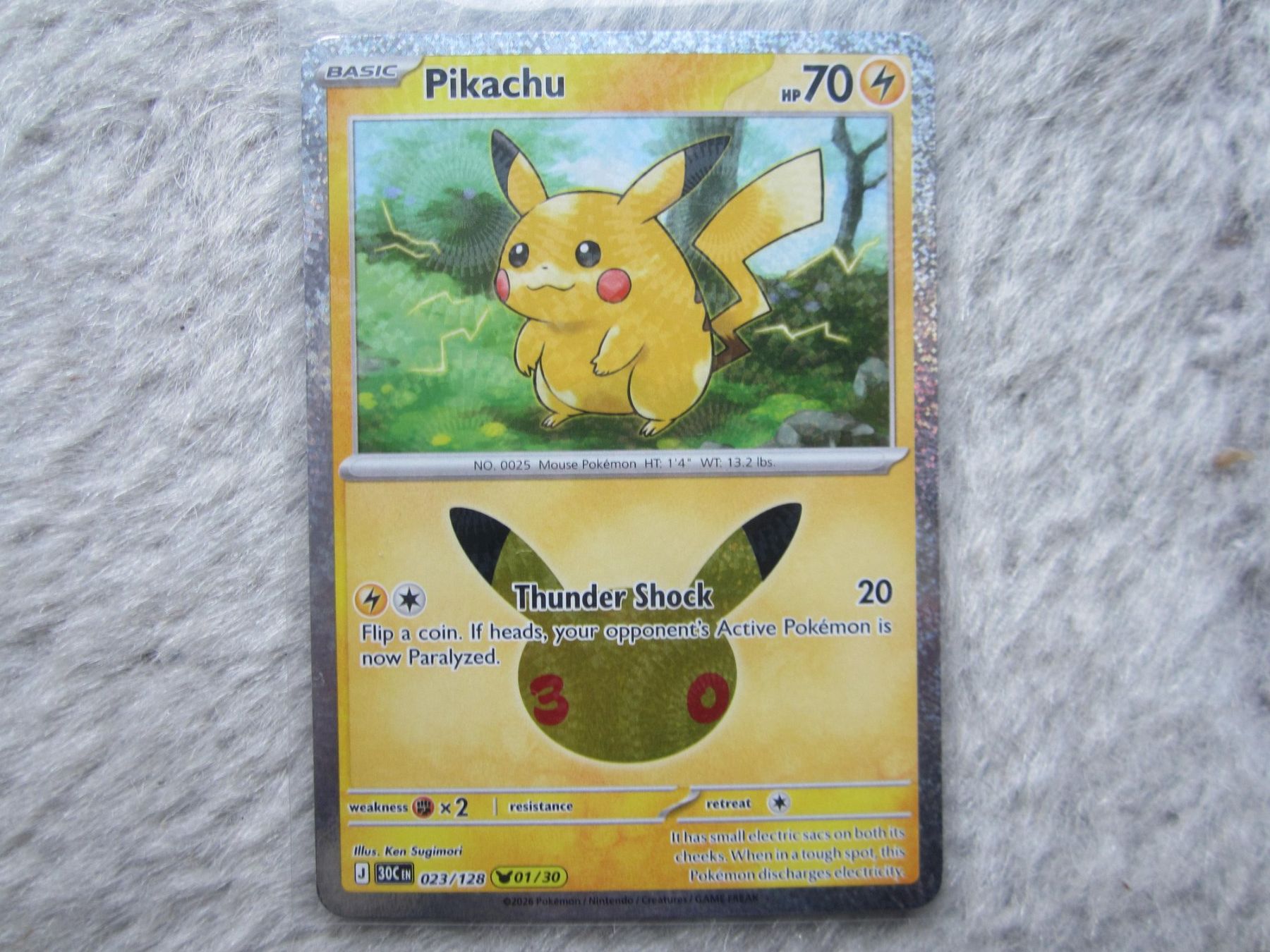 Pokémon Carte collezionabili: 30 ans Pokémon. 01/30. Anglais. – Nuovo (secondo la descrizione) da Tramelan venduto da Tors