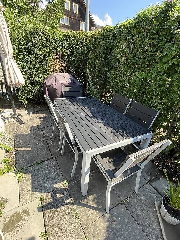 Tischset: Garten Tisch mit Stühle  – Gebraucht aus Rebstein von nem_hq6q