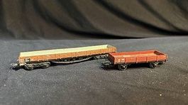 Märklin Niederbordgüterwagen