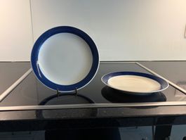 2 Teller Porzellan Rörstrand Koka H. Bengtson 1956