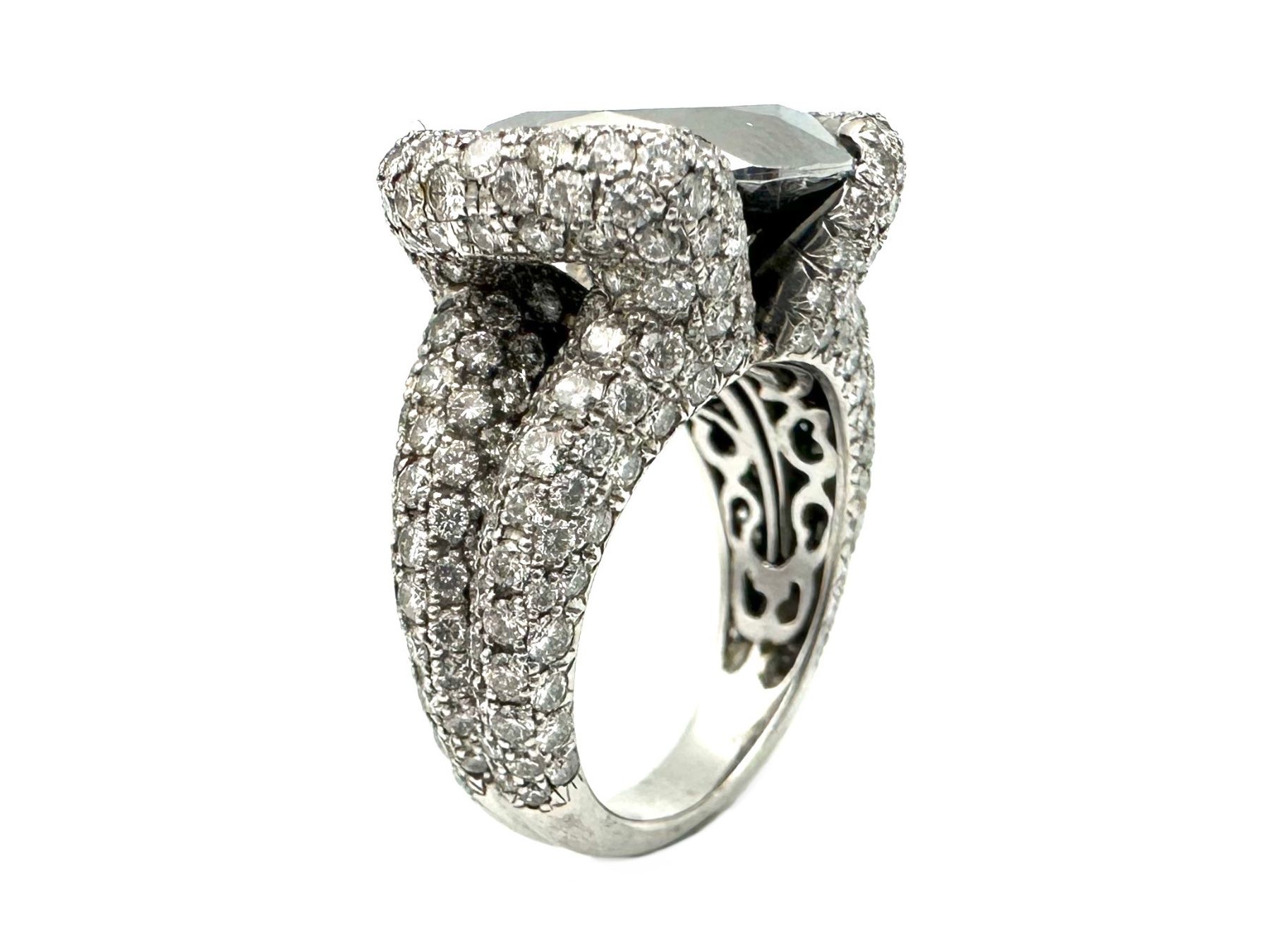 Chopard Anelli: CHOPARD. Bague "Joaillerie", or  18K, chrome et diamants – Usato da Renens VD venduto da Diademe.sarl 2