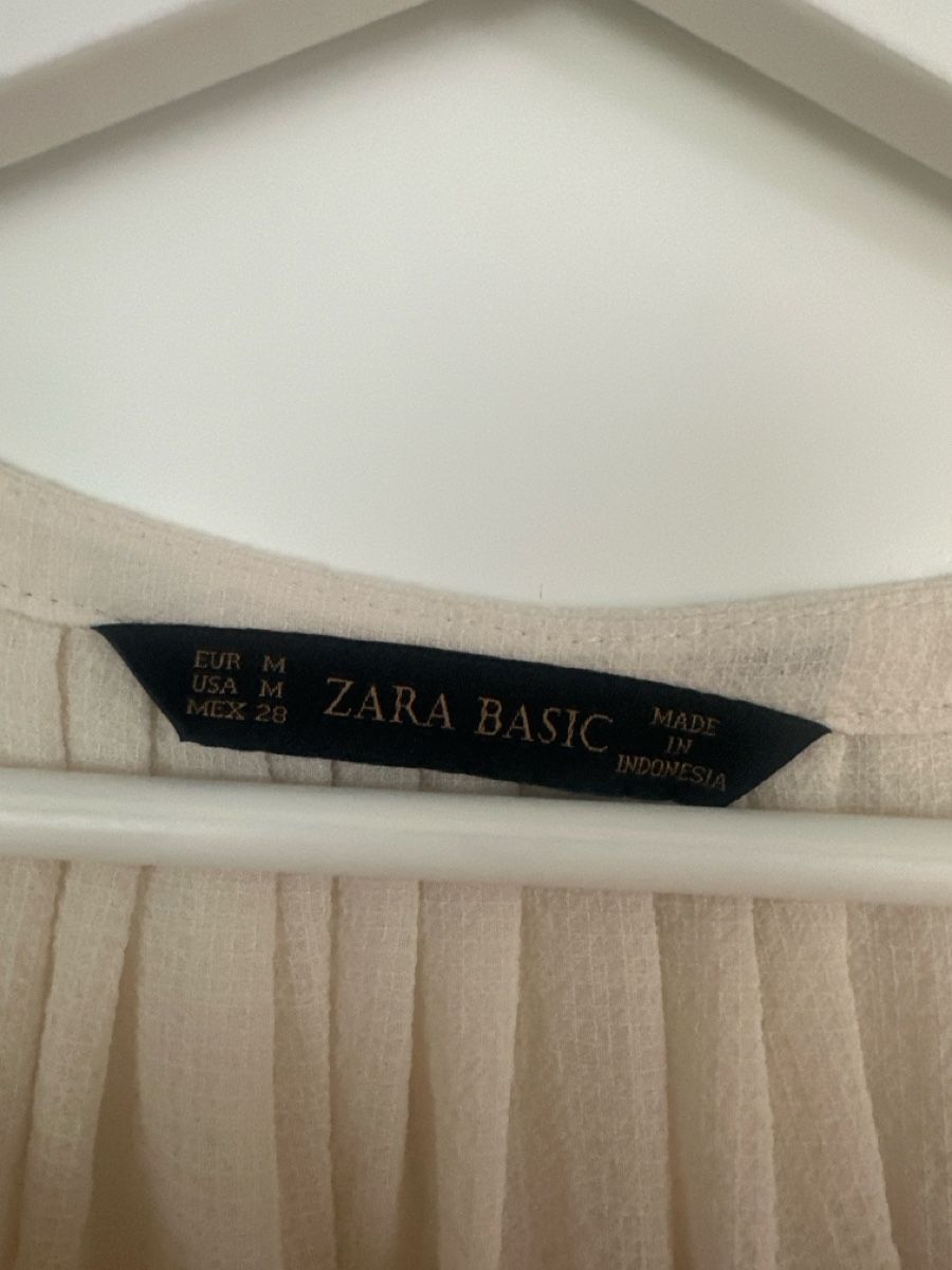 Zara Blusen: Zara Basic Blusentop Gr. M Sommerliches Top mit Bindeband – Neu (gemäss Beschreibung) aus Luzern von val_z5jn 1