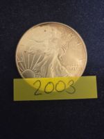 Silbermünze USA American Eagle 2003, 1 Unze..