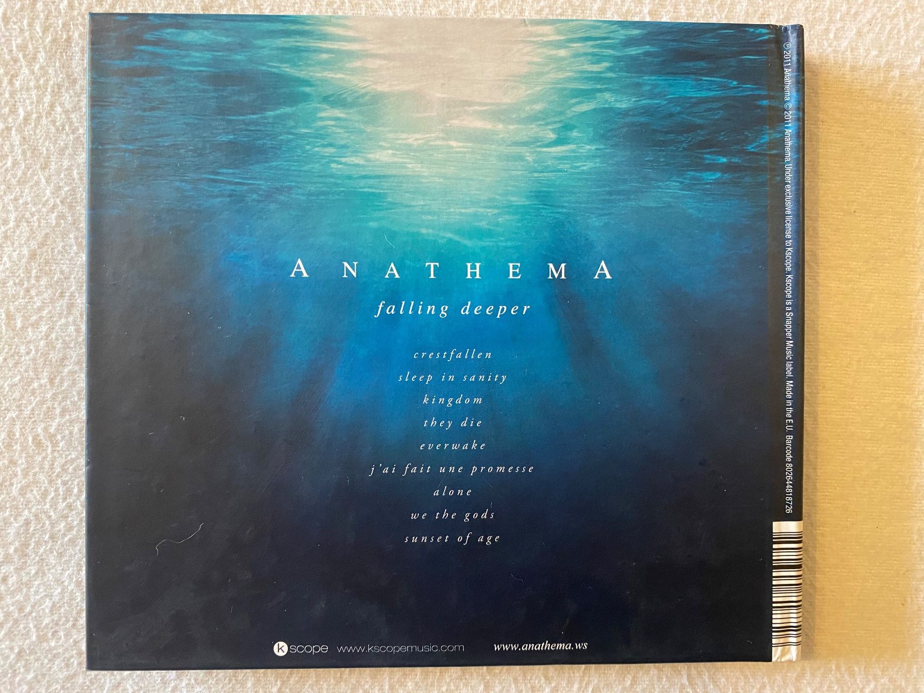 CD: Anathema - Falling Deeper (prog. Rock) – Usato da Duggingen venduto da Kisha010 2