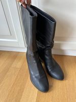 Dune London Lederstiefel  Schwarz  Gr. 38