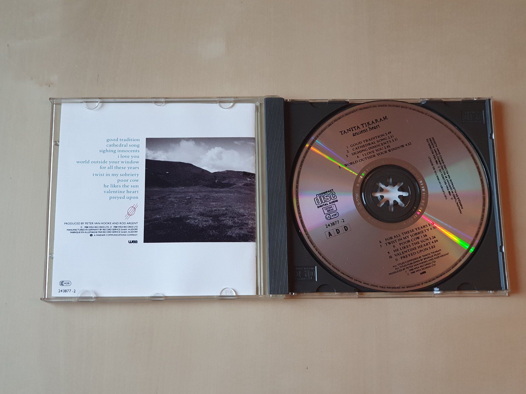 CDs: Tanita Tikaram ancient heart – D'occasion à Stansstad par collectorsshop 2