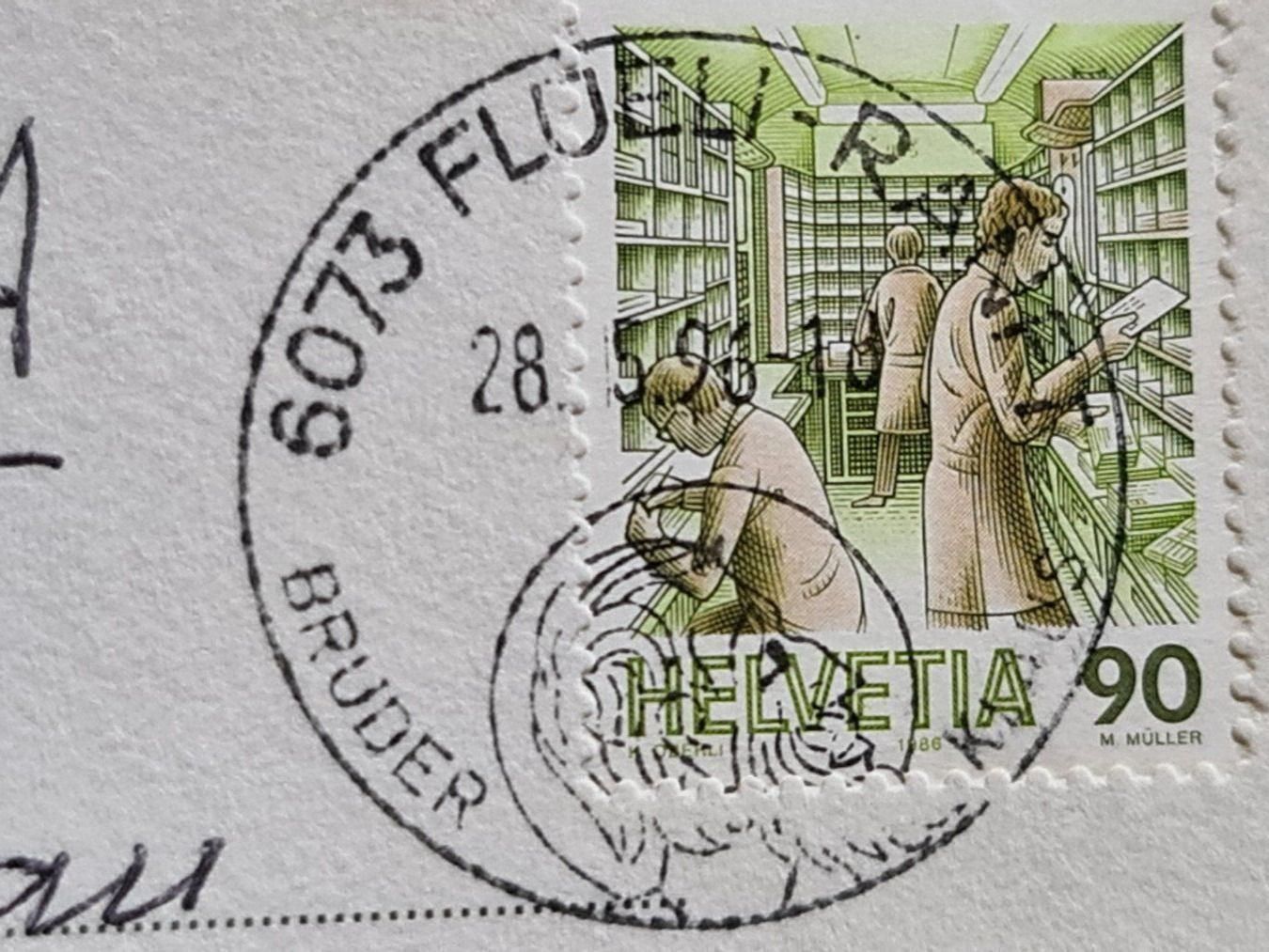Cartoline postali: Ansichtskarte Flüeli Ranft 1996 – Usato da Dintikon venduto da Vexi 1