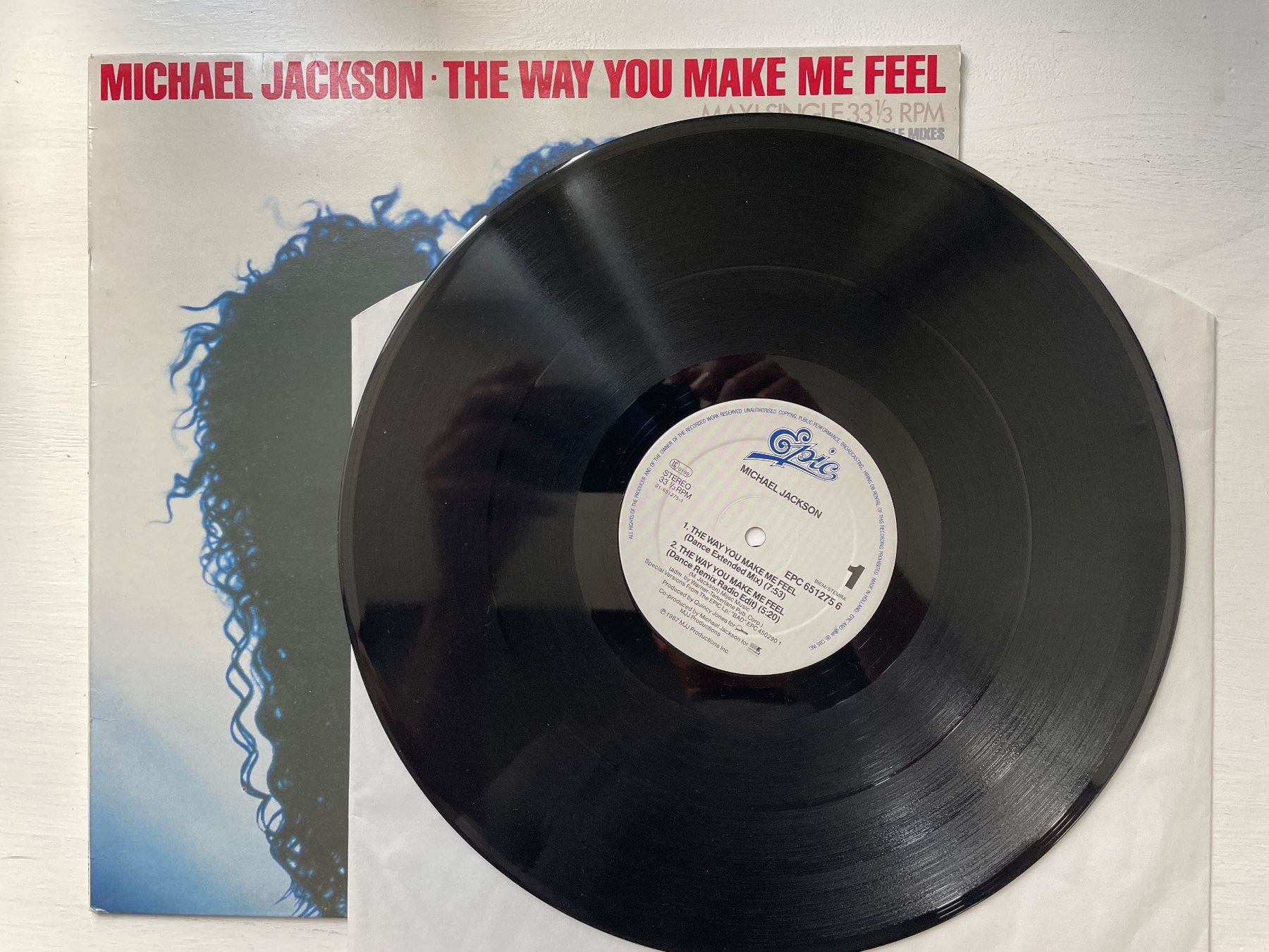 Schallplatten: Michael Jackson - The Way You... - 12" Maxi, 1987 – Gebraucht aus Zürich von Andy_t71 2