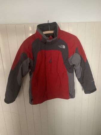 The North Face Jacke rot grau Grösse kids M guter Zustand