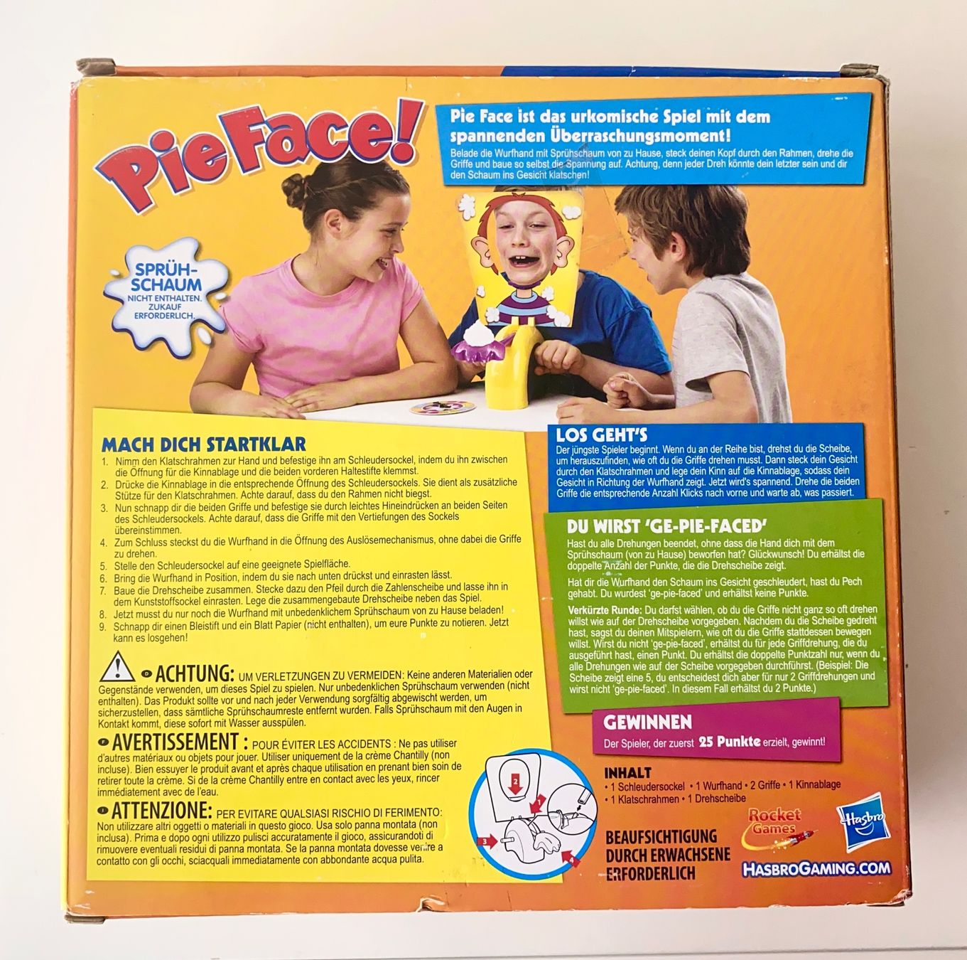 Hasbro Spiele: Pie Face Brettspiel - Top Zustand – Gebraucht aus Mellingen von Lapequenita 1
