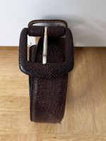 Gürtel Giorgio Armani Leder dunkelbraun Gr. 75/30