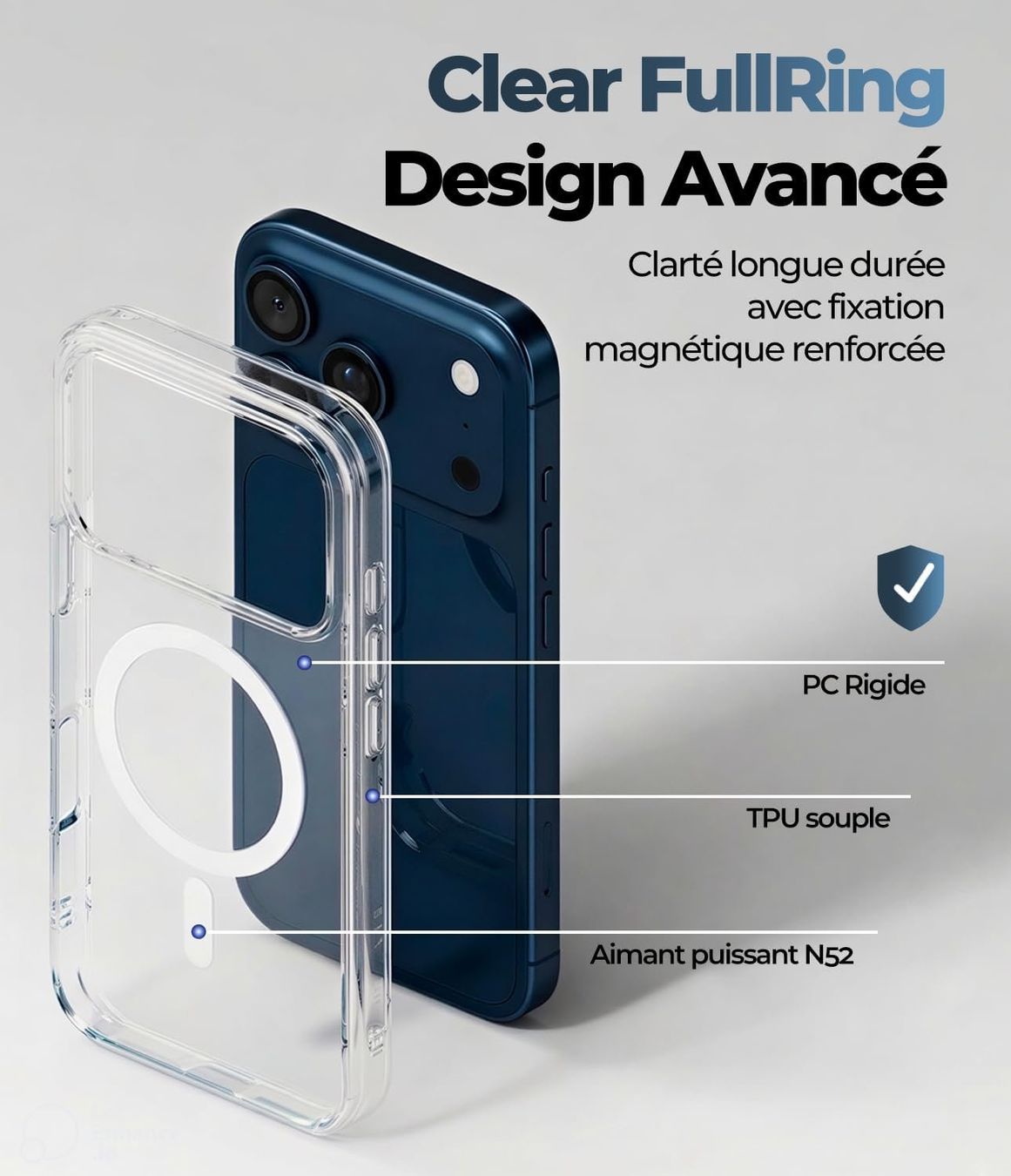 Apple Coques & Protection écran: iPhone 17 Pro Max Hülle Clear Case MagSafe – Neuf avec emballage d'origine à Thônex par BrYu 7