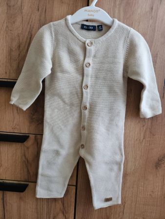 Baby Strampler aus Baumwollstrick (Grösse 68)