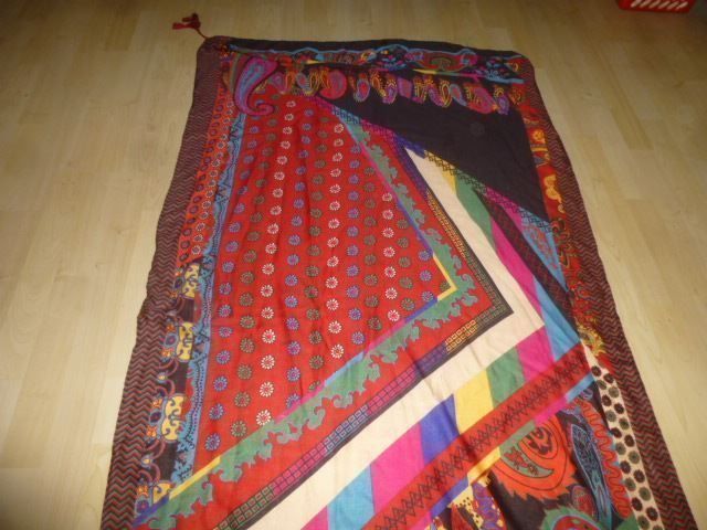 Foulard & Sciarpe: Schal bunt mit Blumen Polyester – Nuovo (secondo la descrizione) da Hinwil venduto da Glasperlen 1