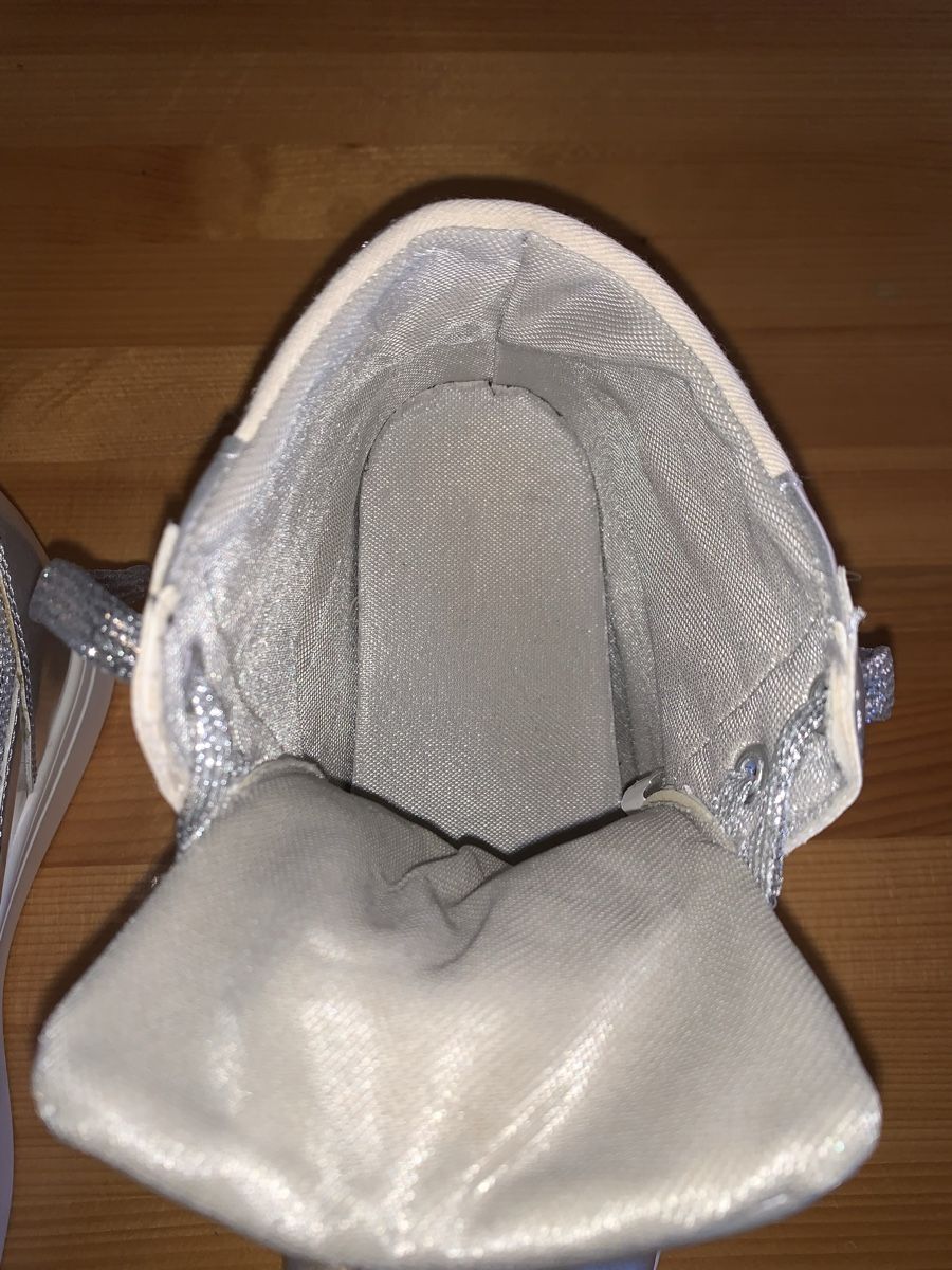 Scarpe da donna: Glitzer Silber Keil Sneakers – Usato da Steinhausen venduto da sue_f9pp 3