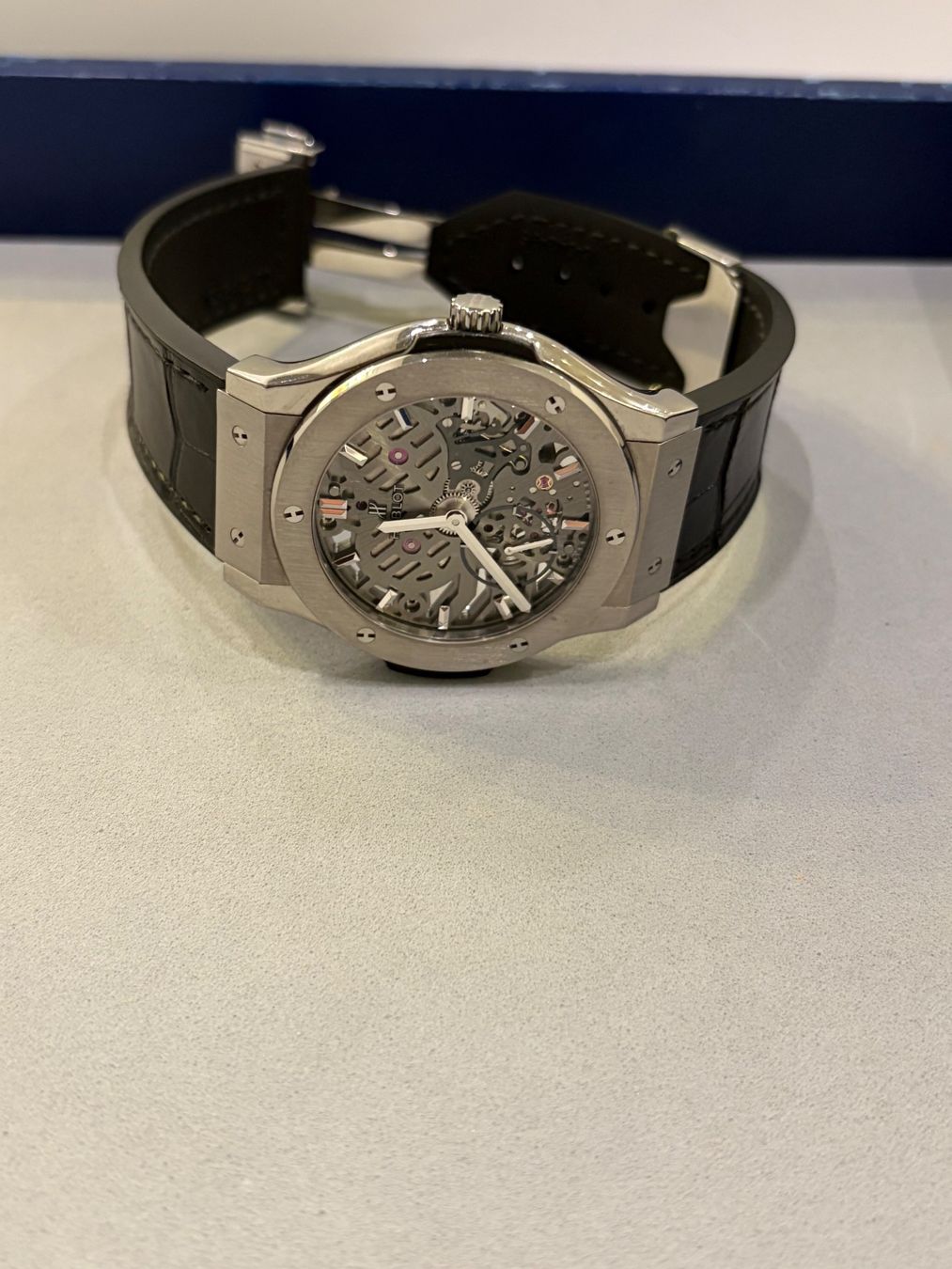 Hublot Uhren: Hublot ultra thin Classic fusion skeleton titanium – Gebraucht aus Vevey von Eiden77