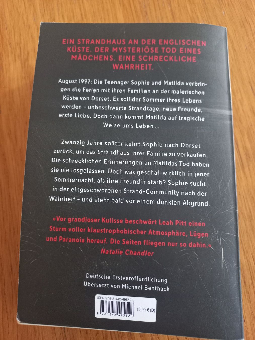Libri: Thriller "Das Haus am See" – Usato da Moosseedorf venduto da Previa1 1