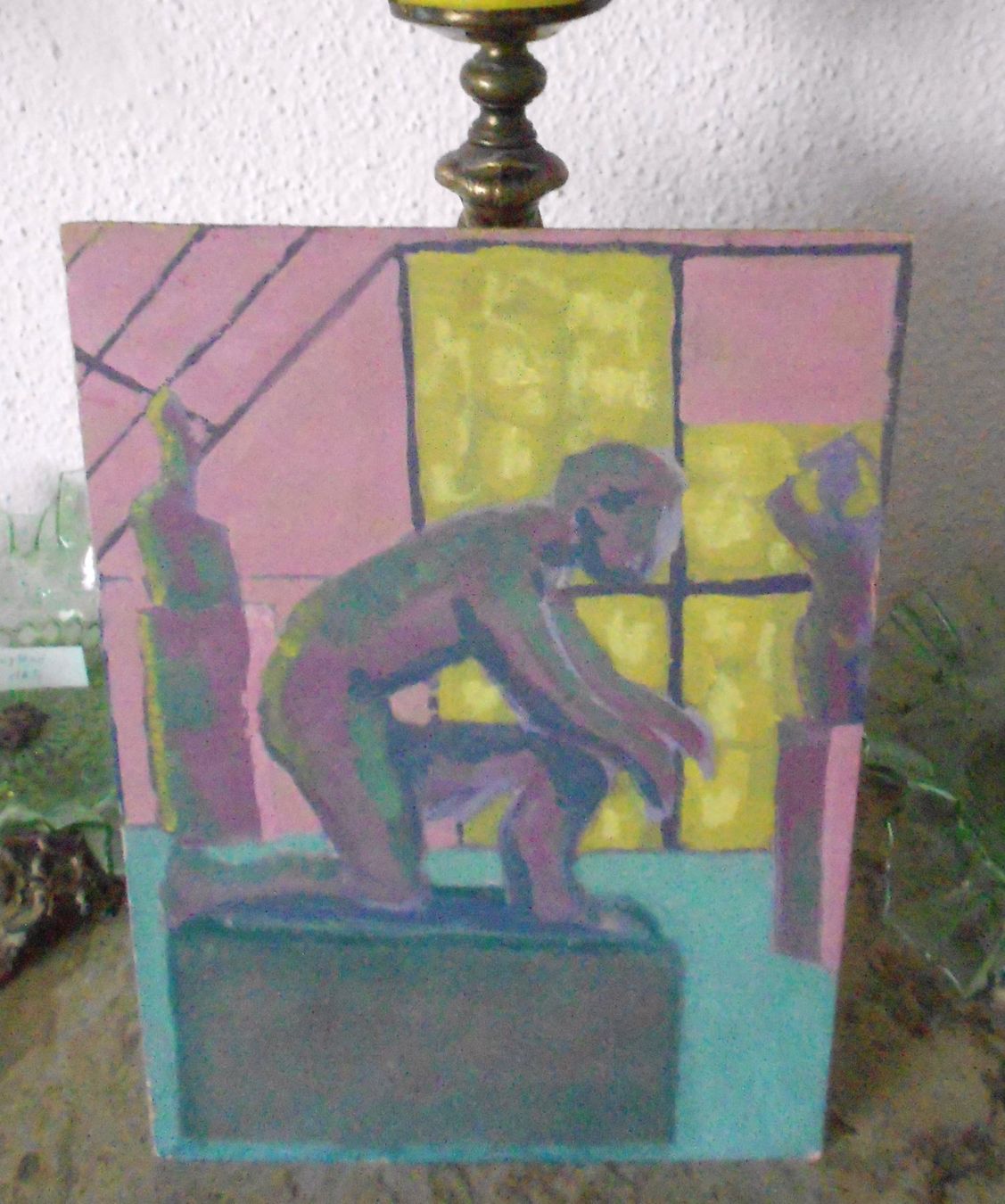 Gemälde: ANONYM Expressionismus ca.1940 Oel auf Malkarton – Gebraucht aus Dübendorf von ArtExpression 2
