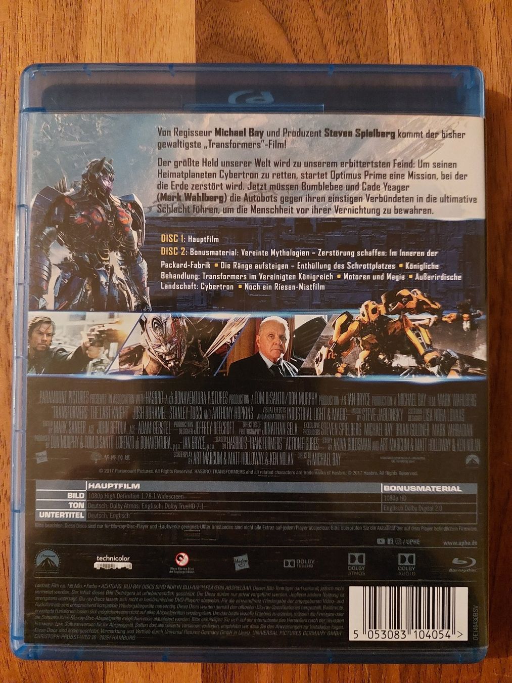 Tutti i DVDs: Blu Ray - Transformers 5 The Last Knight – Usato da Rheinfelden venduto da FilmAuktion 1