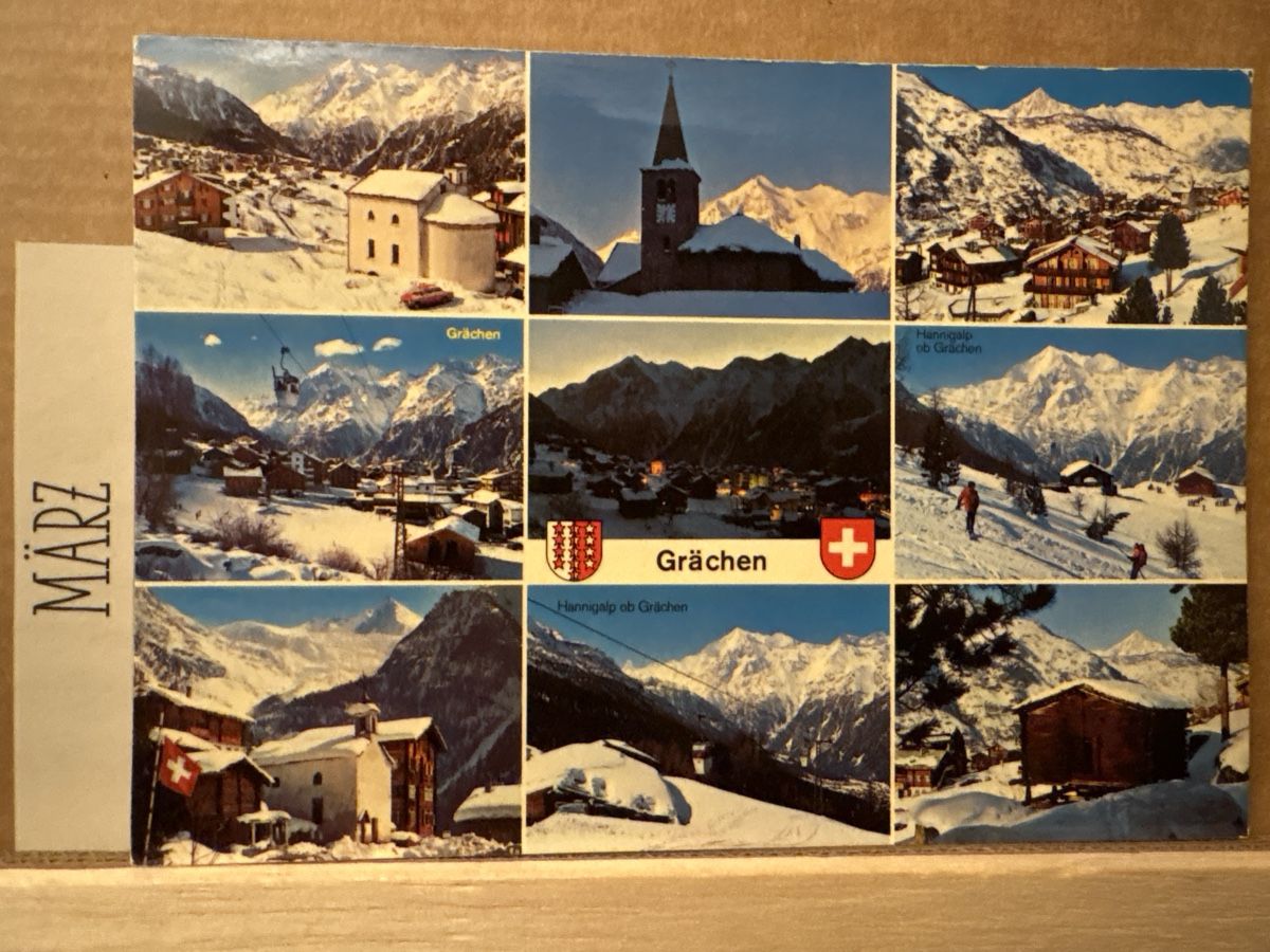 Cartoline postali: AK von Grächen – Usato da Rümlang venduto da Kartenpost1