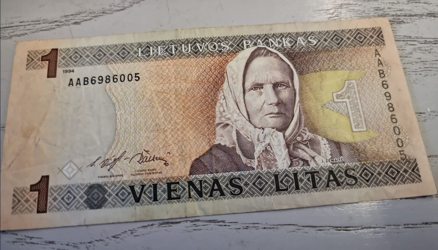 Banconote: Banknoten Litauen 1994 – Usato da Herisau venduto da Antiques.AR