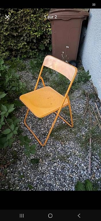 Sedie: Chaises de jardin retro ikea – Usato da Lausanne venduto da carolinestich