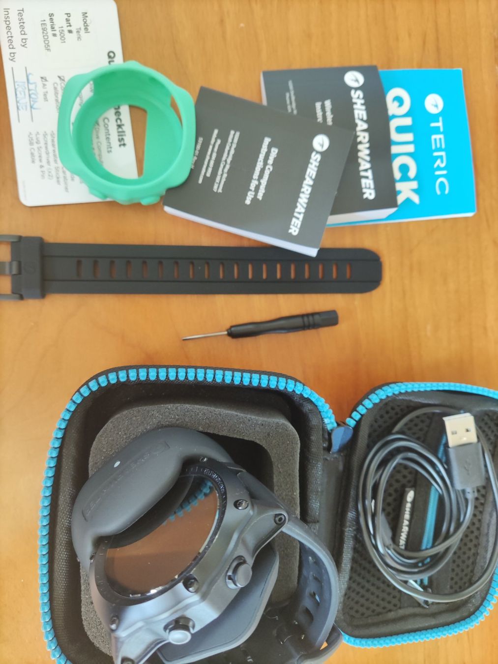 Smartwatch: Shearwater Teric, jg. 22 mit Sender – Gebraucht aus Arboldswil von Ve1774 3