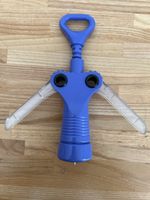 Blauer Hebelschraubenzieher für Weinflaschen, Neuwertig!