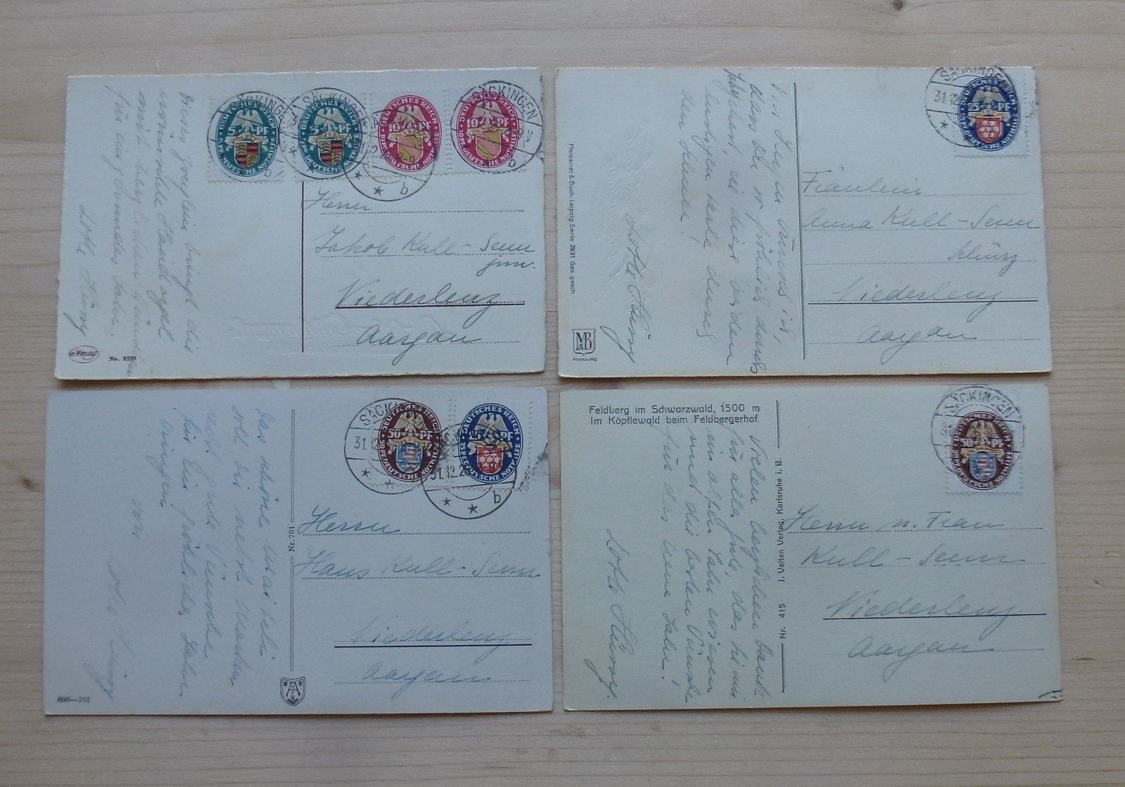 Tutti i francobolli: ++ Deutsche Nothilfe, Säckingen, 31.12.26 – Usato da Walkringen venduto da Casablanca777