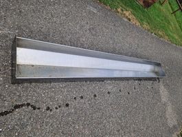 Futtertrog Chromstahl/ 3,30 Meter lang