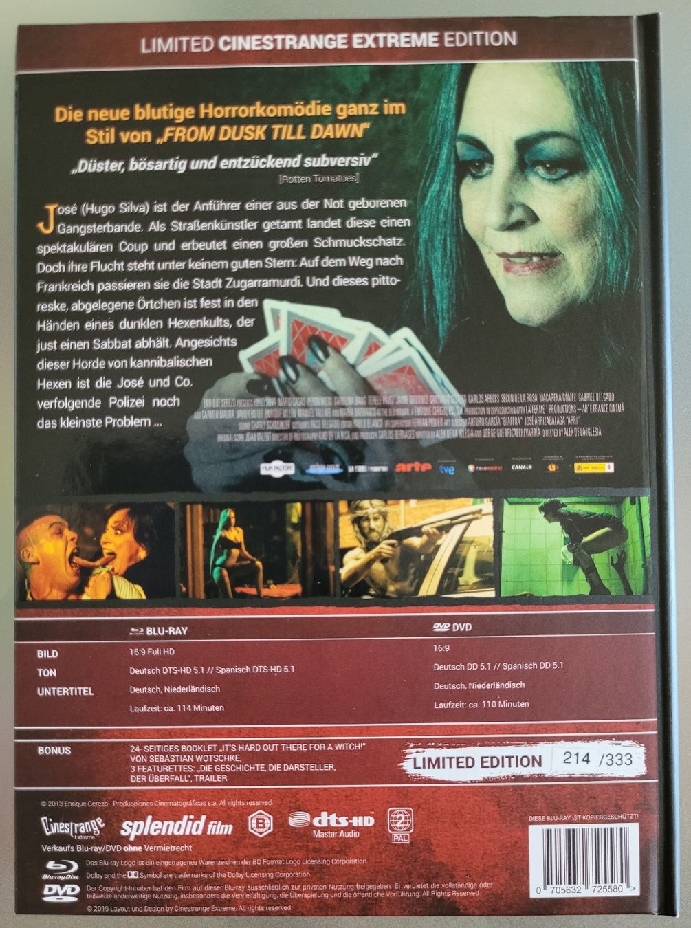 Tutti i DVDs: WITCHING & BITCHING - Lim. Mediabook Bu-ray + DVD - #214/333 – Nuovo (secondo la descrizione) da Arbon venduto da Wizle 1