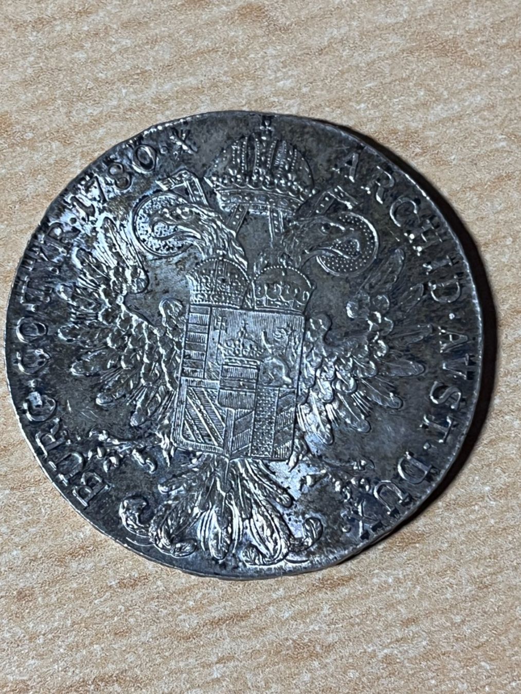 Alle Münzen: Maria Theresa Silver Thaler 1780 – Gebraucht aus Allschwil von Zermatt