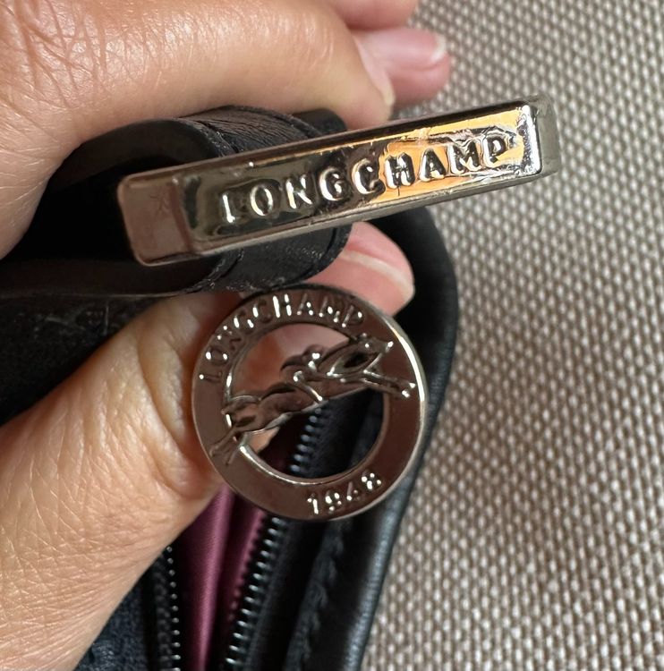 Sac bandouli?�re Longchamp en tissu monogramme noir (D'occasion) ?� Bernex pour CHF 59 �?? avec 