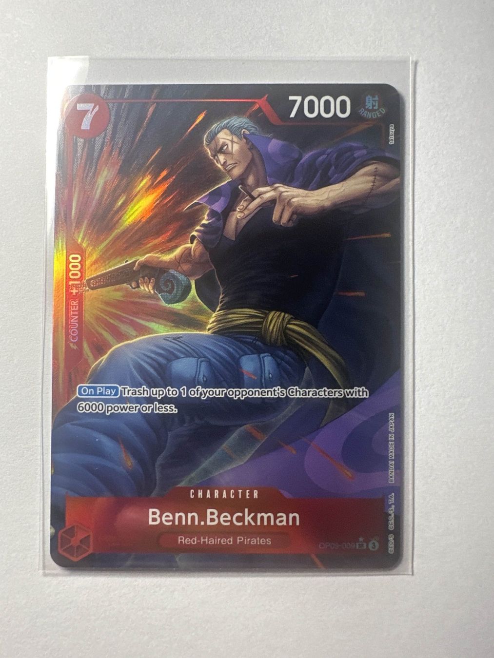 Bandai Sammelbilder & Trading cards: One Piece Benn.Beckman (OP09-009) – Gebraucht aus Aesch BL von LeekTCG