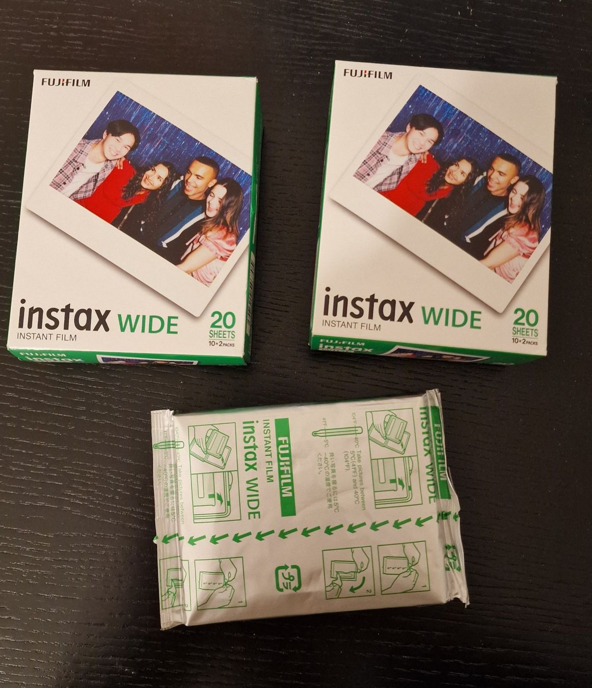 Fujifilm Pellicole: Fujifilm Instax Wide 50 Sheets – Nuovo e nell'imballaggio originale da Lantsch/Lenz venduto da bib77