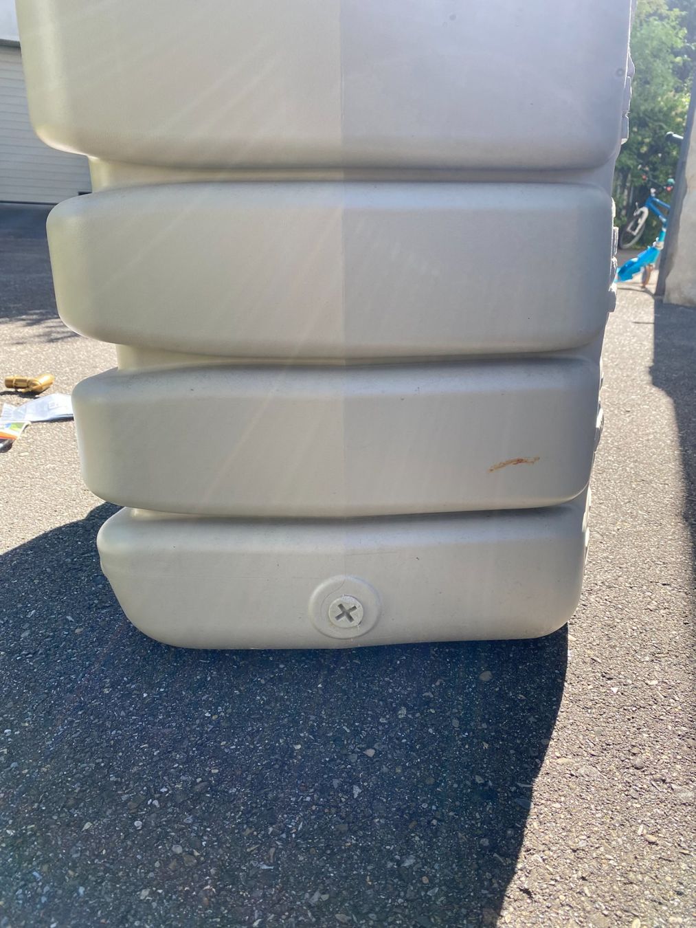 Abbeveratoi e trogoli: 4rain Slim Stone Regenwassertank 500 Liter – Usato da St. Gallen venduto da Ildefons 3