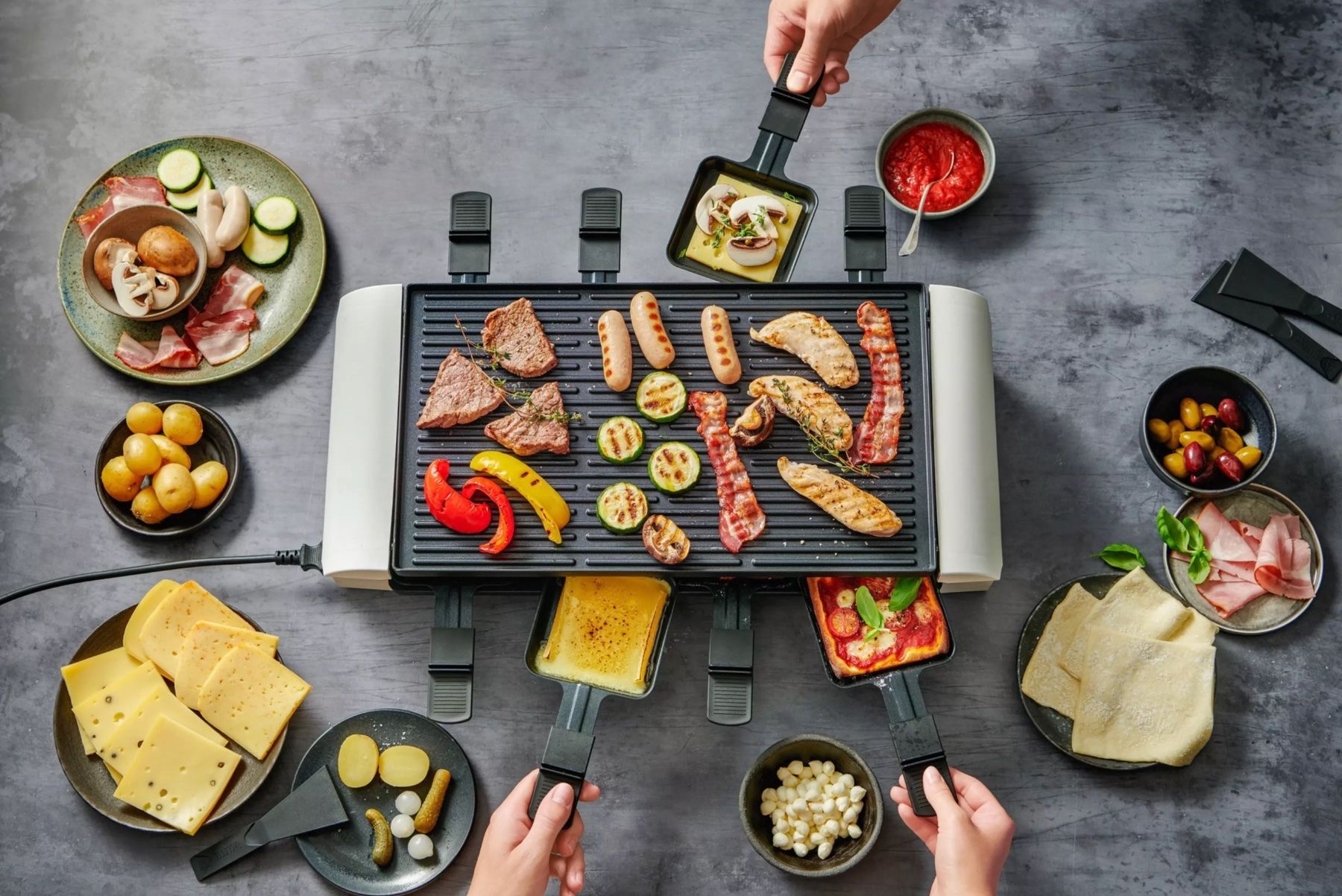 Fust Griglie: Raclette - Tischgrill 3in1 – Nuovo (secondo la descrizione) da Zürich venduto da juyw 4