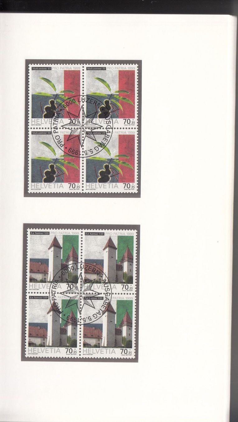 Tutti i francobolli: Die Briefmarken der Schweiz 1999,  VB ET – Usato da Bürglen TG venduto da StampGraf 4
