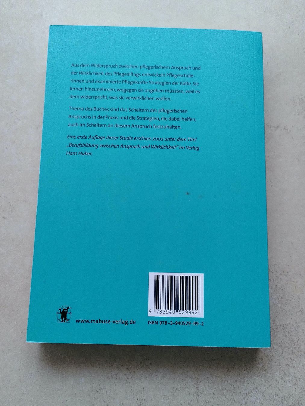 Bücher: "COOLOUT" IN DER PFLEGE/ KARIN KERSTING – Gebraucht aus Brugg AG von olamim 1