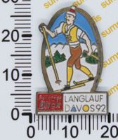 Pin Blick Langlaufplausch Davos 1992