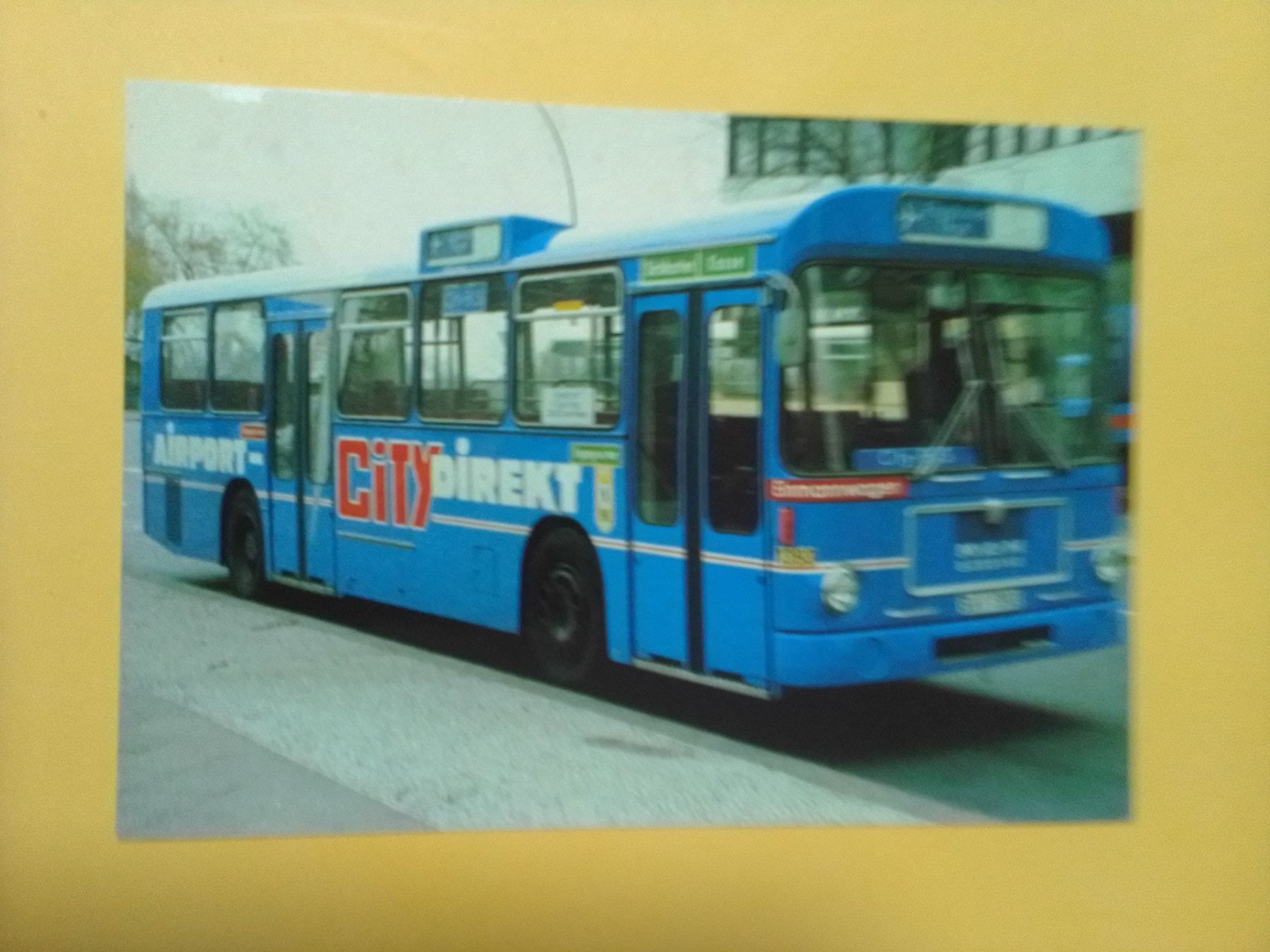 Ansichtskarten: AK Bus Berlin MAN Zweiachs-Eindecker Werbung – Gebraucht aus Küttigen von Melisch1000