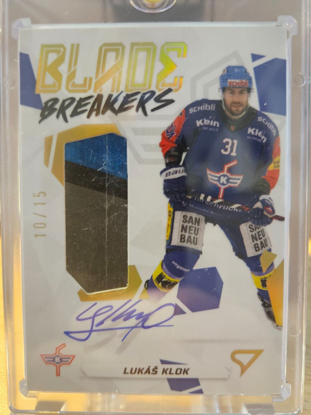 Sportzoo Carte collezionabili: Blade Breakers - Lukas Klok - 10/15 - EHC Kloten – Nuovo (secondo la descrizione) da Nänikon venduto da AdrianL
