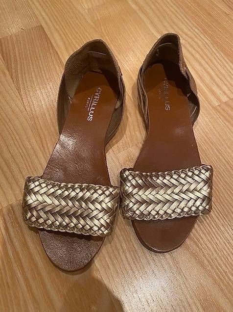 Cyrillus Scarpe da donna: Sandales Cyrillus dorée – Usato da Muraz (Collombey) venduto da dor_hp2w