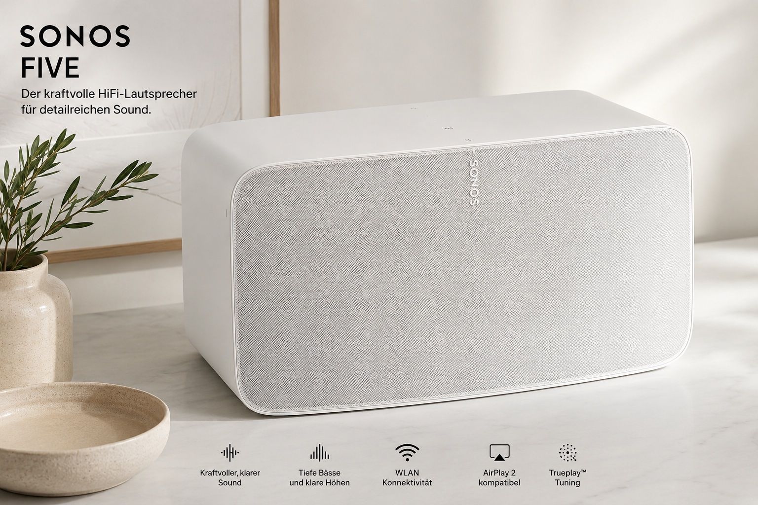 Sonos Casse acustiche: Sonos Five – Usato da Erlinsbach venduto da SinaBra